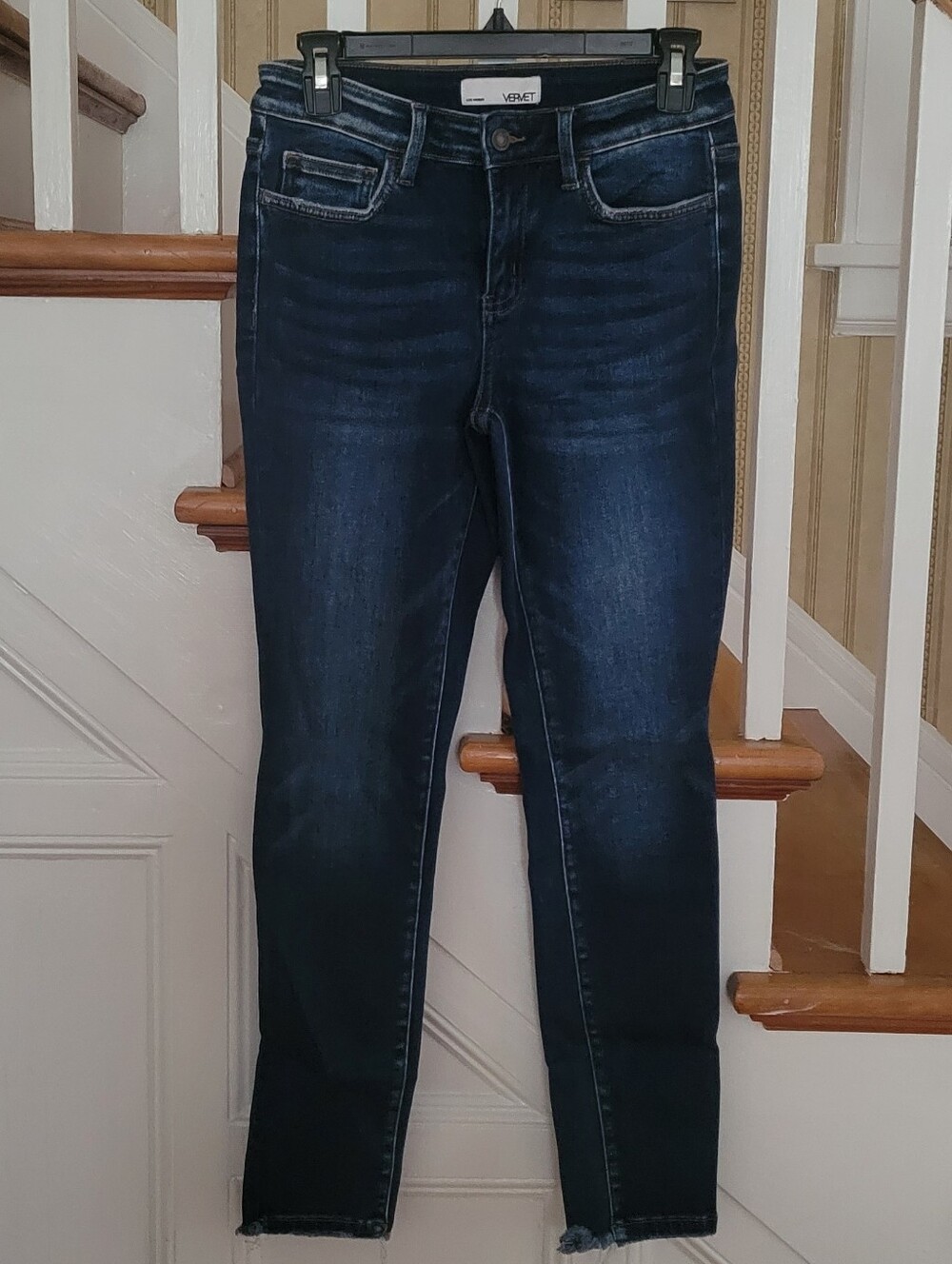 VERVET Skinny Ankle Denim Dark Blue Jeans Size 26